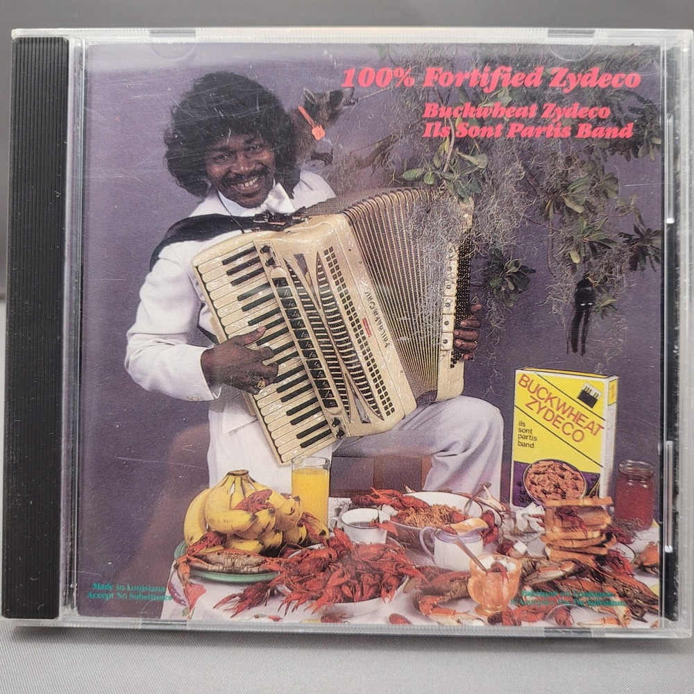 100% Fortified Zydeco by Buckwheat Zydeco Ils Sont Partis Band (CD, 1988)‎